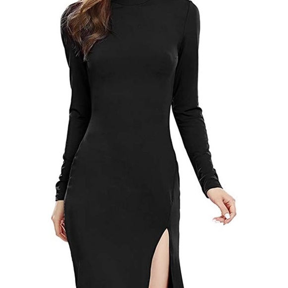 amazon black party dresses Danielle Casual Midi Dress L / Natural main image 1